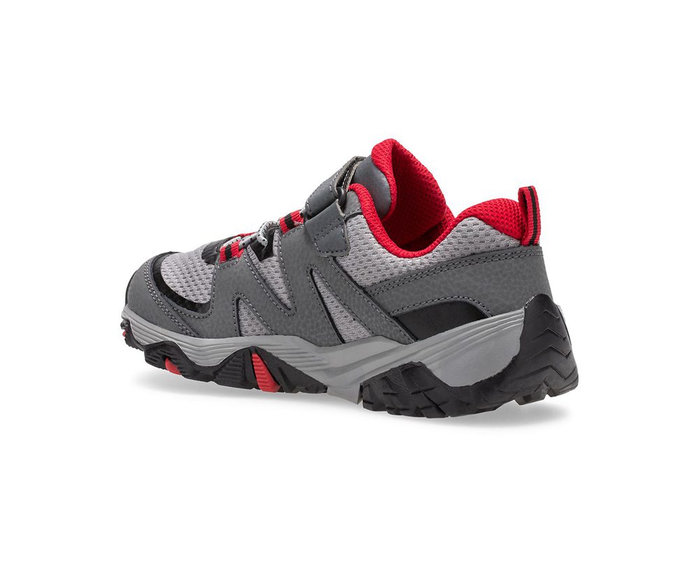 Tenis Criança - Merrell Trail Quest - Cinzentas/Vermelhas/Pretas - LYA870531